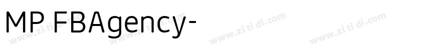 MP FBAgency字体转换